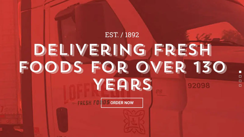 Screenshot: the Loffredo Fresh Foods website.