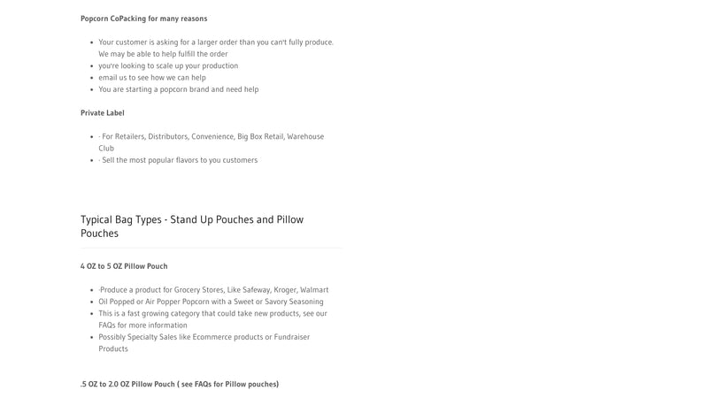 Screenshot: the AceCoPack website.