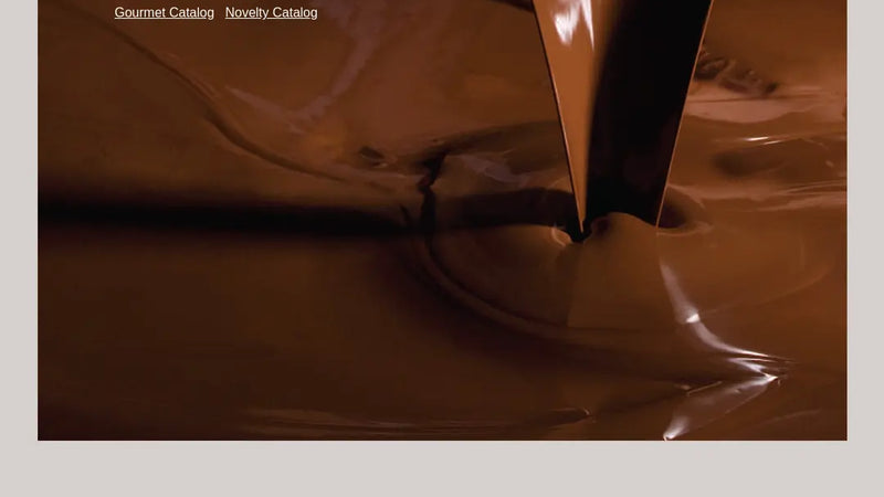 Screenshot: the Hauser Chocolates website.