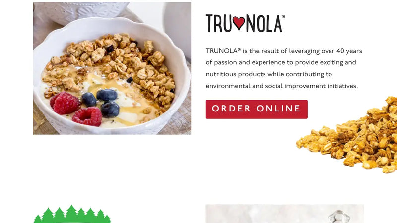 Screenshot: the New England Natural Bakers website.