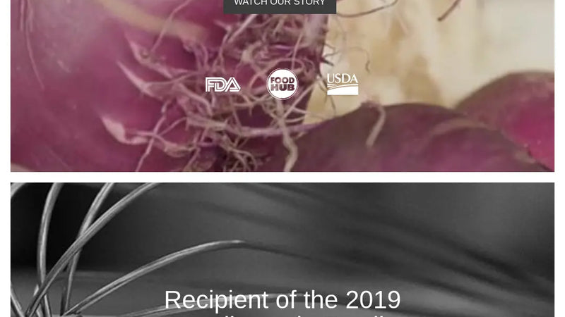 Screenshot: the Heritage Specialty Foods website.