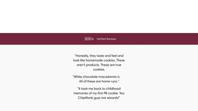 Screenshot: the ChipMonk Inc website.
