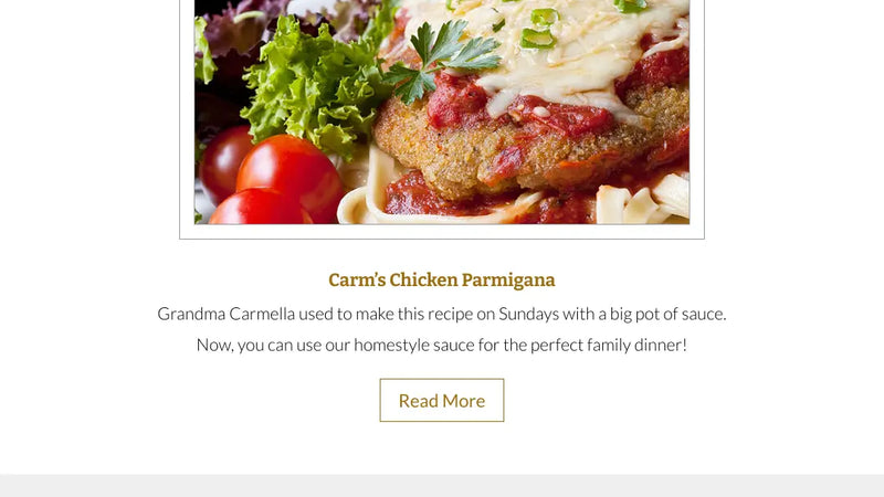 Screenshot: the Casa Visco website.