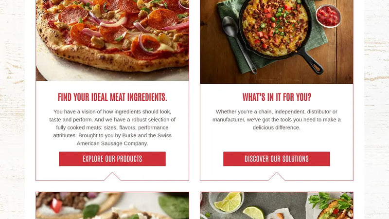 Screenshot: the Burke Corporation website.