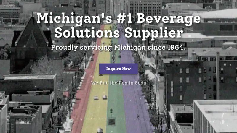 Screenshot: the Leonard's Syrups website.