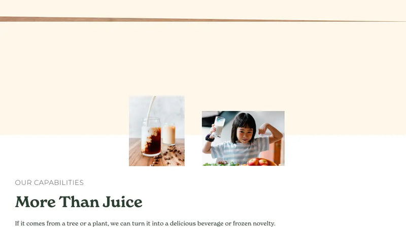 Screenshot: the Country Pure Foods website.