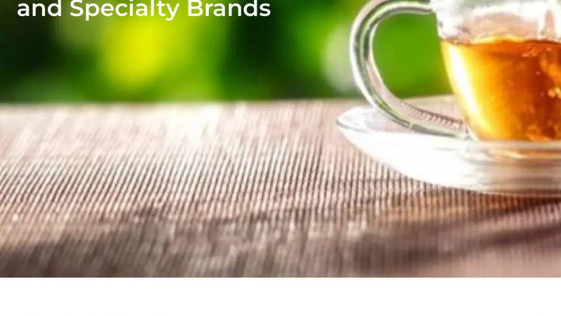 Screenshot: the Harris Tea Co website.