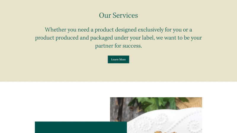 Screenshot: the Á La Carte Cuisine website.