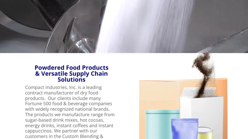 Screenshot: the Compact Industries website.