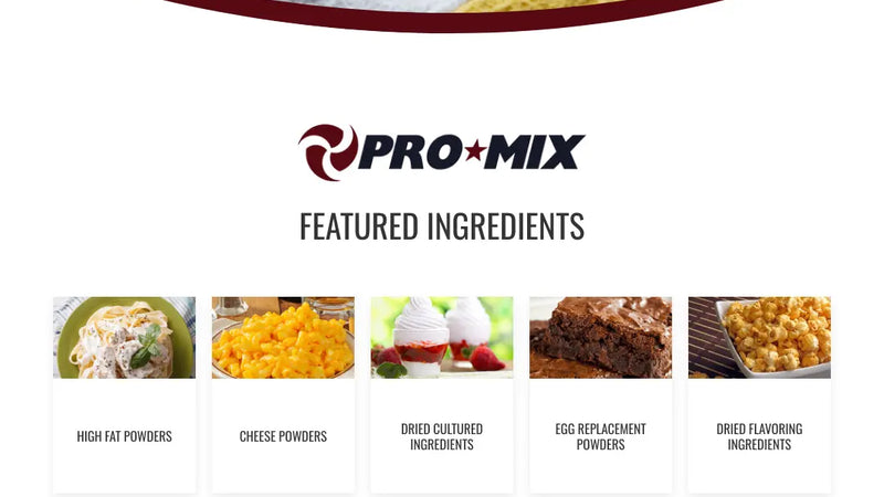 Screenshot: the All American Foods, Inc. website.