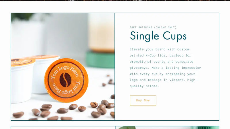 Screenshot: the Private Label Coffee.biz website.