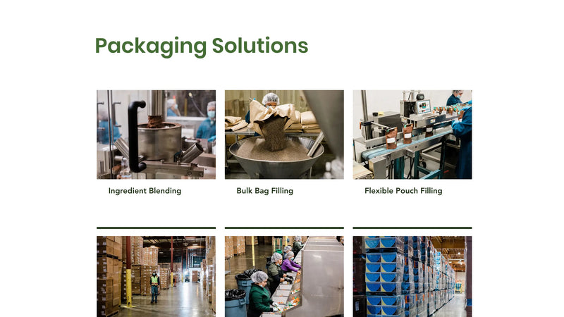 Screenshot: the Bell Carter Packaging website.