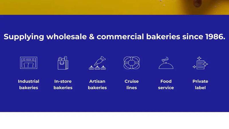 Screenshot: the PastryStar website.