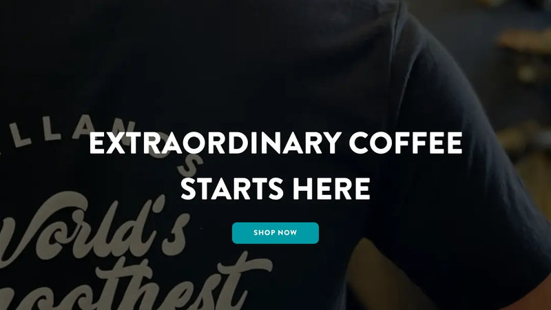 Screenshot: the Dillanos Coffee Roasters website.