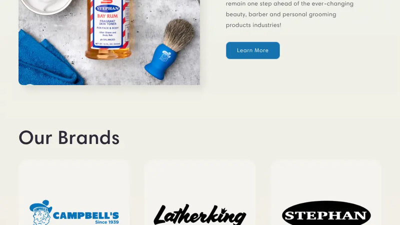 Screenshot: the The Stephan Co website.