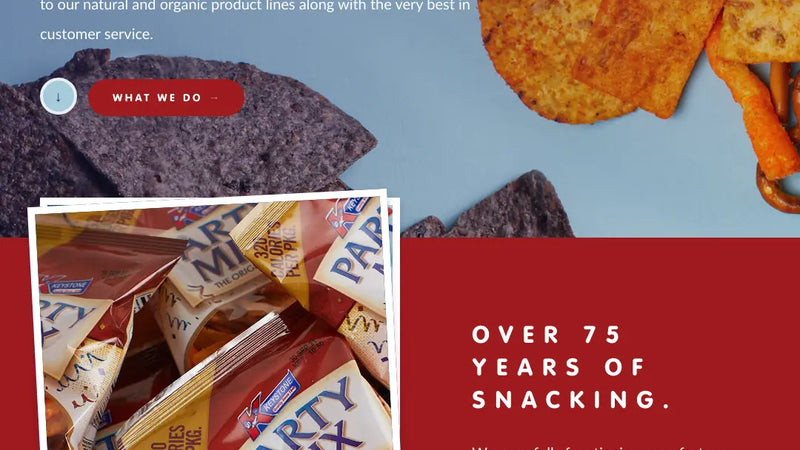Screenshot: the Keystone Food Products Inc. website.