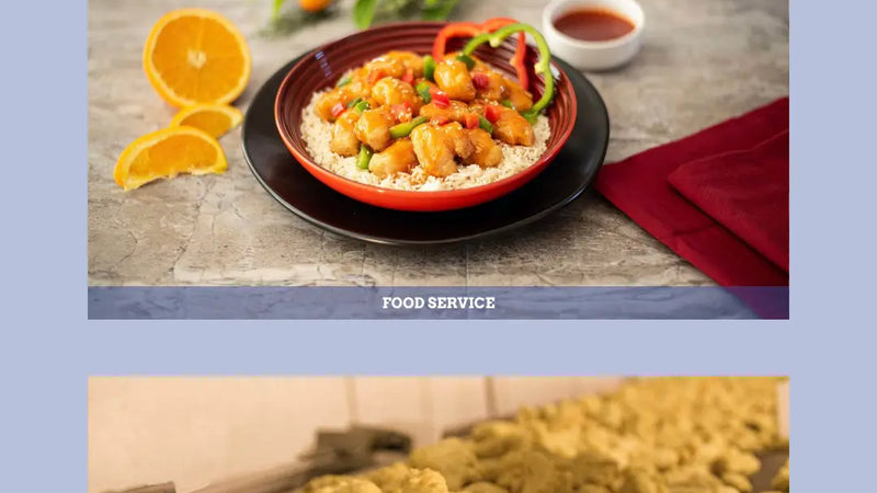 Screenshot: the B&D Foods website.