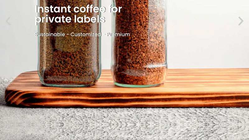 Screenshot: the Buencafé website.