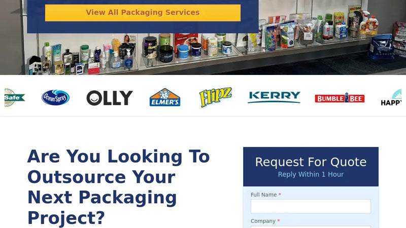 Screenshot: the Assemblies Unlimited website.