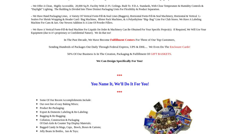 Screenshot: the AYS America website.