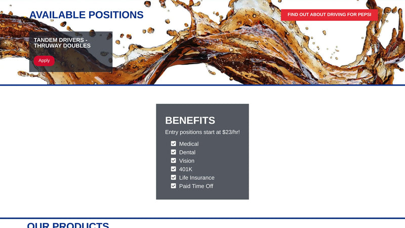 Screenshot: the Clinton's Ditch website.