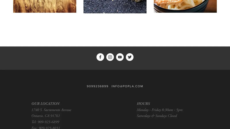 Screenshot: the POPLA International Inc. website.