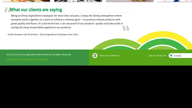 Screenshot: the OSI - Ashland website.