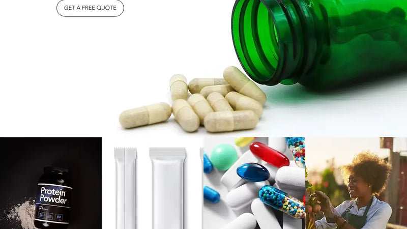 Screenshot: the Nutriient website.