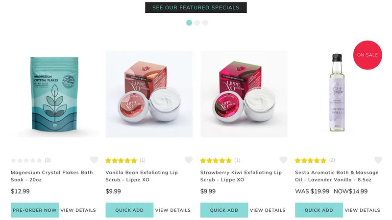 Screenshot: the Midwest Sea Salt Company website.