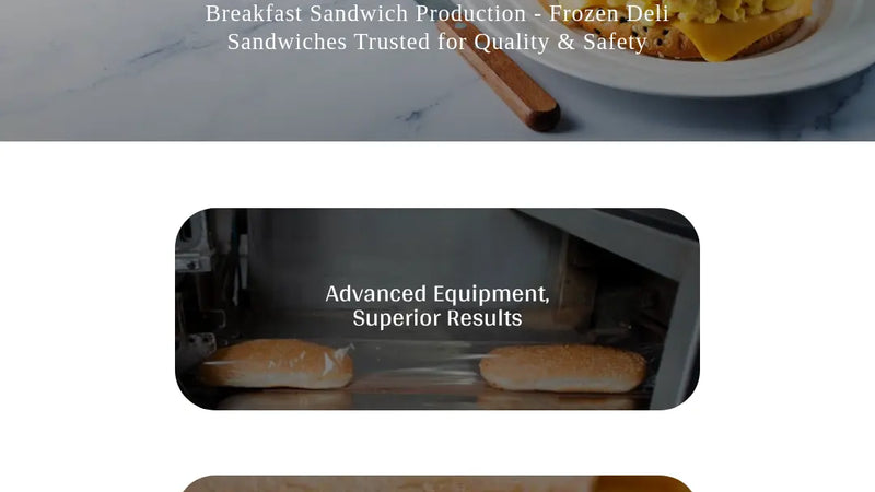 Screenshot: the Triple Sticks Foods LLC website.