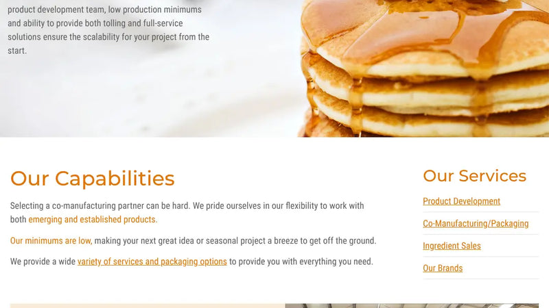 Screenshot: the The Raymond-Hadley Corp. website.
