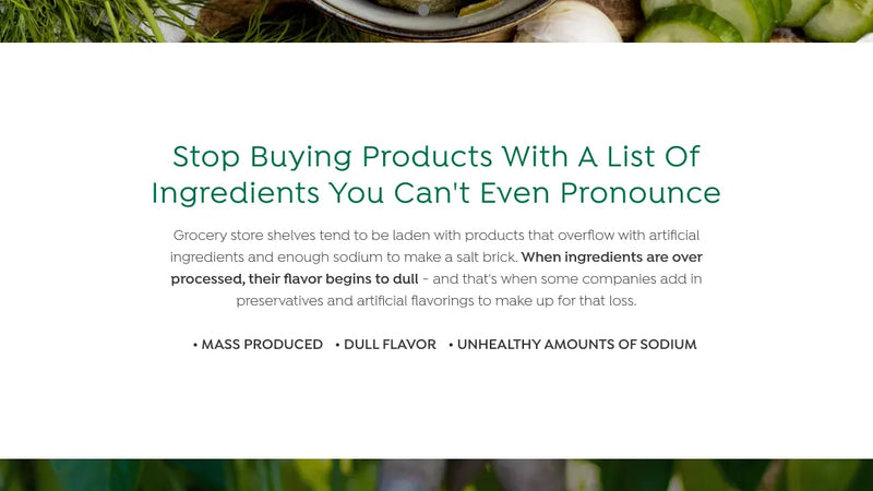 Screenshot: the Byler's Relish House website.