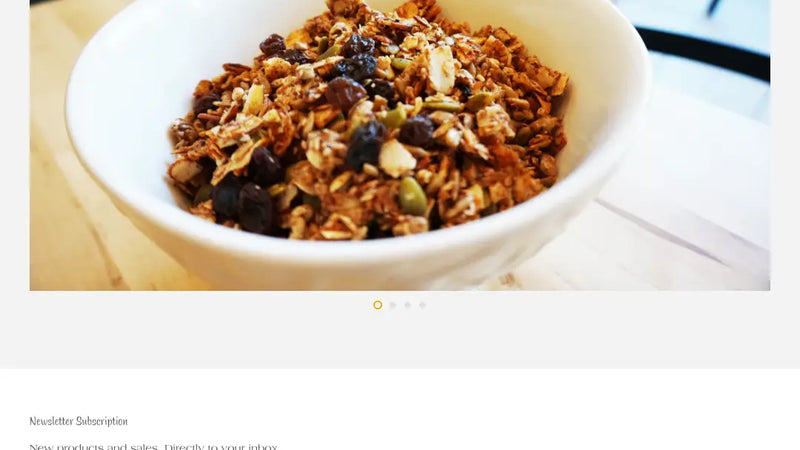 Screenshot: the ​​Vivio's Artisan Gluten -Free website.