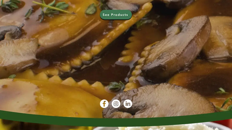 Screenshot: the Perfect Pasta Inc. website.
