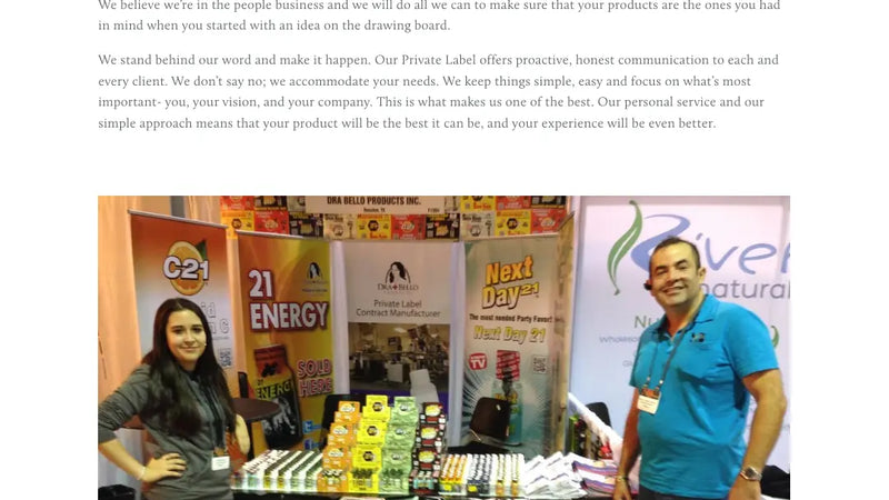 Screenshot: the Drabello website.