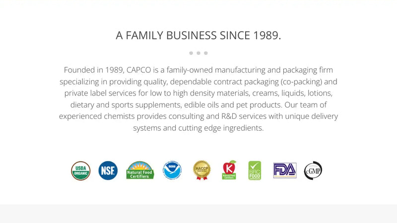 Screenshot: the Capco Labs website.
