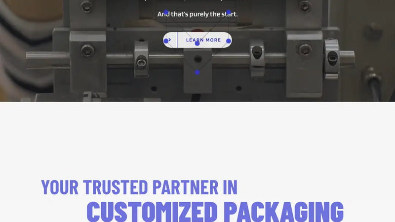 Screenshot: the QPSI (Quality Packaging Solutions International) website.