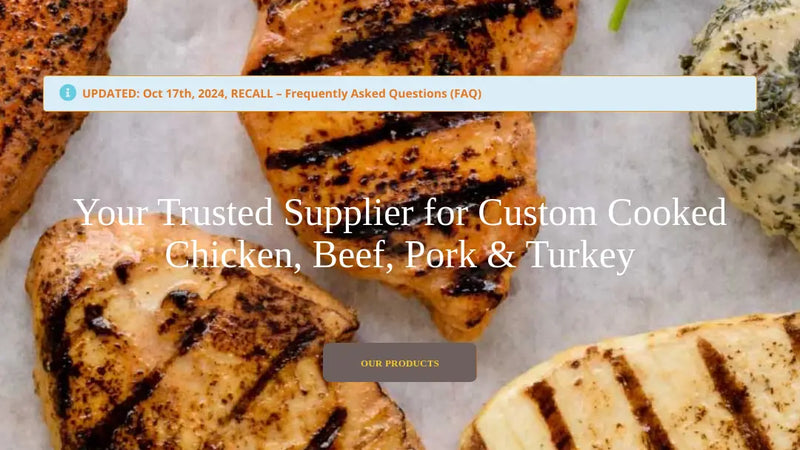 Screenshot: the BrucePac Company Inc. website.