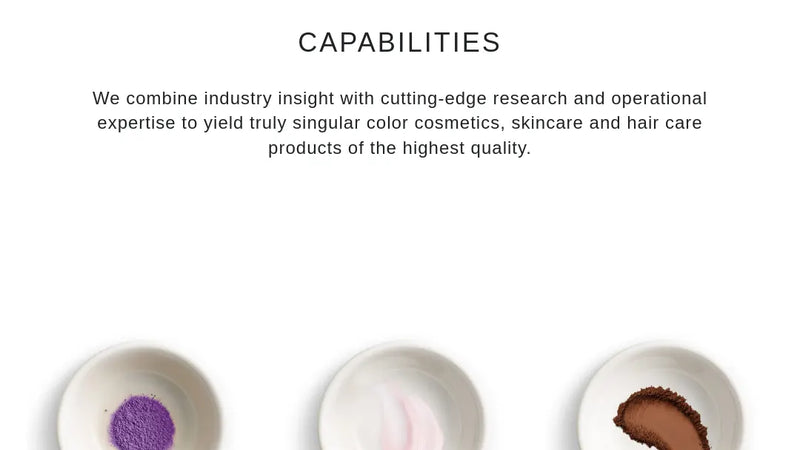 Screenshot: the MANA Products website.