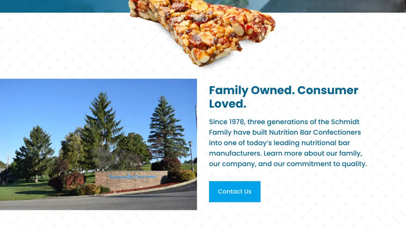 Screenshot: the Nutrition Research & Insights website.