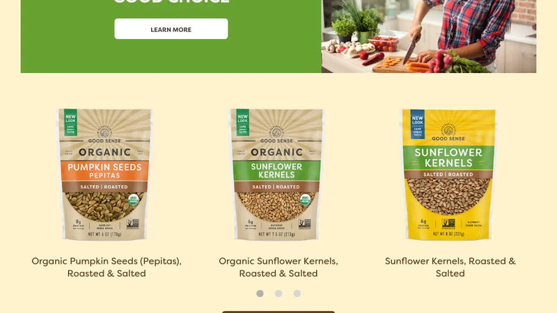 Screenshot: the Waymouth Farms website.