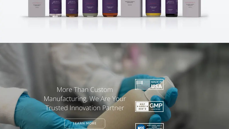 Screenshot: the Formunova website.