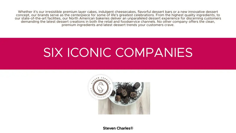 Screenshot: the Dessert Holdings website.