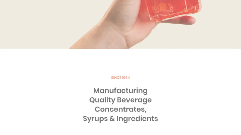 Screenshot: the H&H Products Company website.