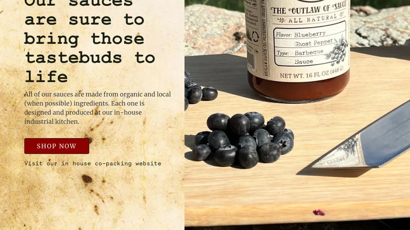 Screenshot: the Redlaw Co-Packers website.