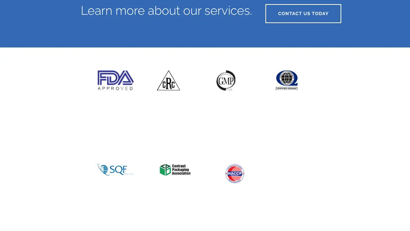Screenshot: the Sigma Services Corporation website.