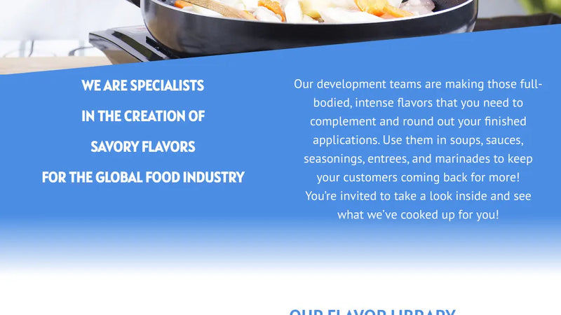 Screenshot: the Fuji Food Products Inc. website.