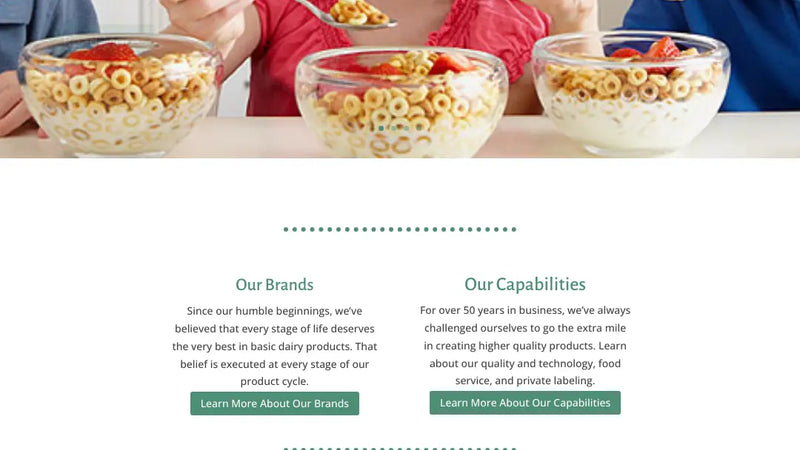 Screenshot: the Stremick's Heritage Foods website.