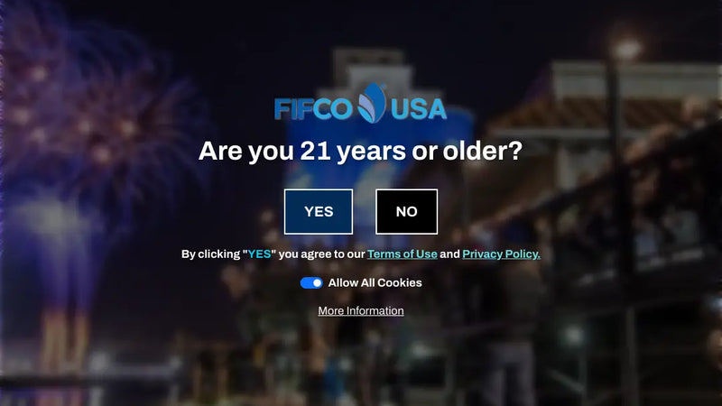 Screenshot: the FIFCO USA website.