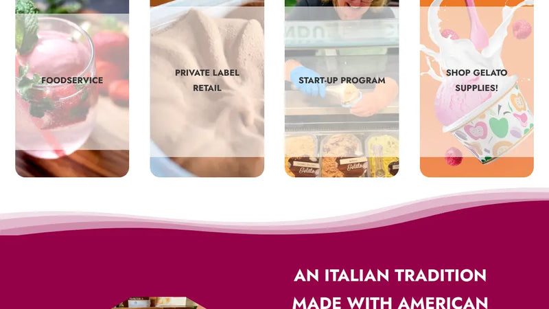 Screenshot: the GS Gelato & Desserts, Inc. website.